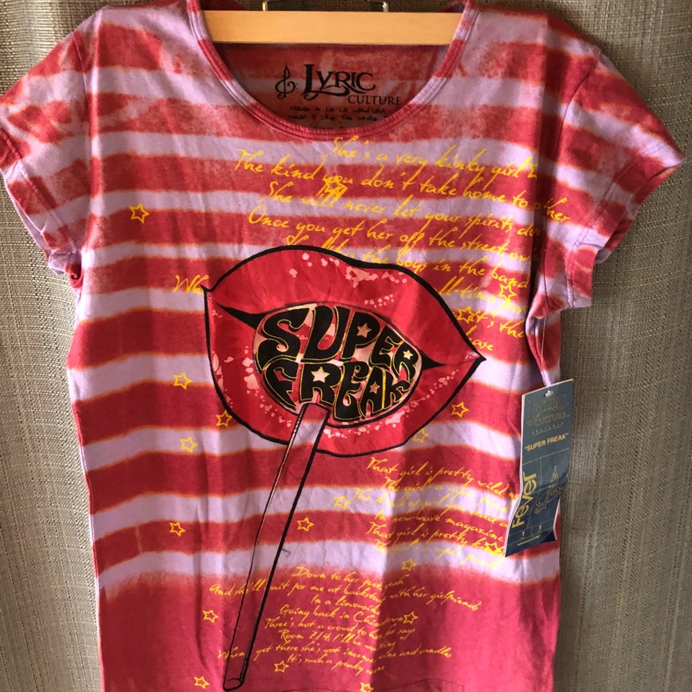 NWT Lyric Culture Super Freak Tee